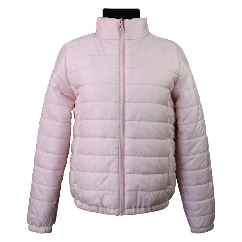 Warmest winter down medium weight pure color quilting daily womens jackets for fall puffer coats on sale